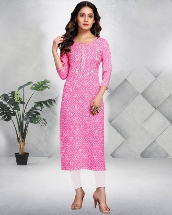 Trendy Printed 101 Casual Wear Jaipuri Printed Kurti Collection